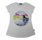 H008-เสื้อยืดคอกลมผู้หญิงแขนสั้น